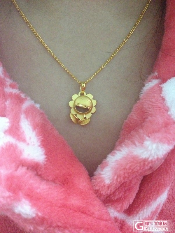 ^缺牙太阳花+JG 幼子母 链^ 真人供参考哦^(补照