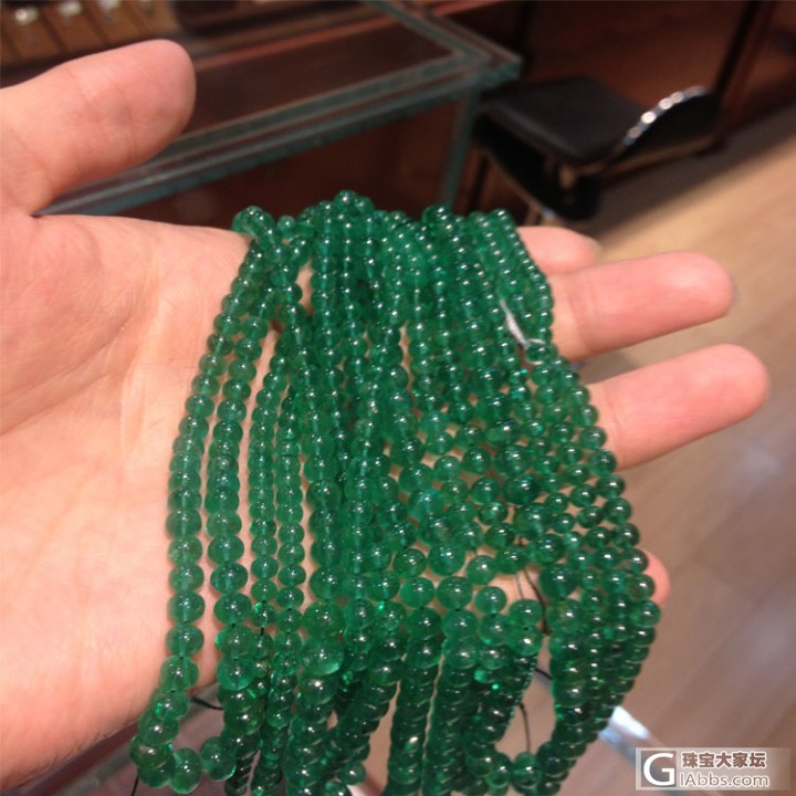 哥伦比亚祖母绿珠子 高精度的哦 国检证书,真没