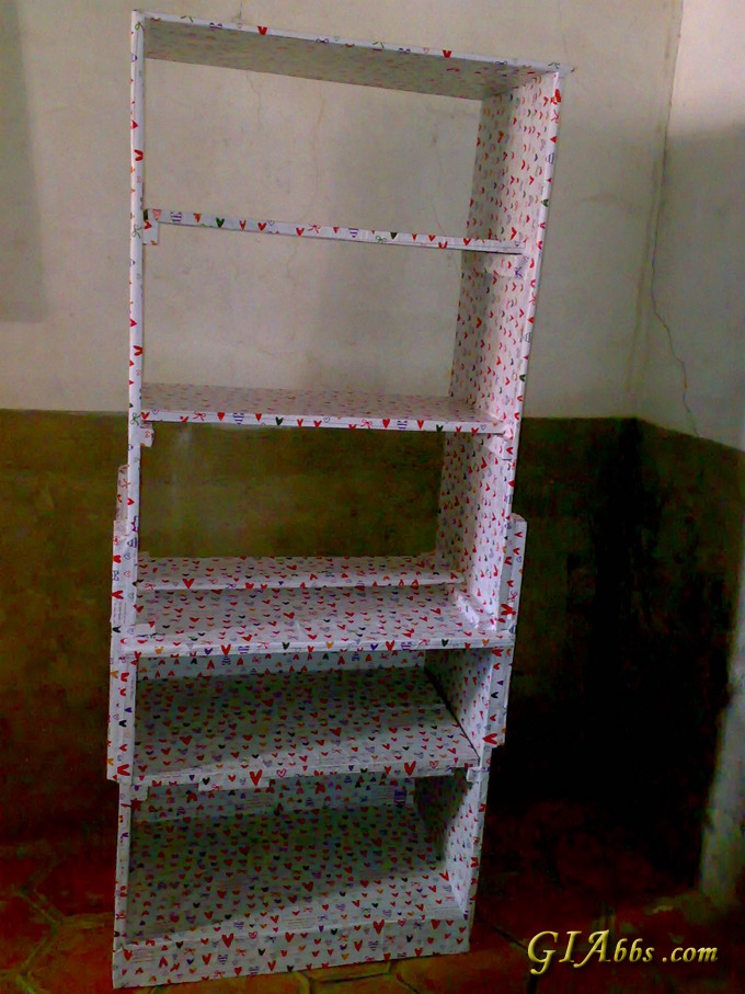 正和老公制作小书架!~期待中.